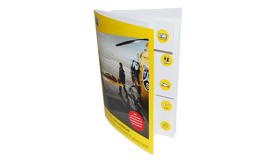 Brosch&uuml;re mit Couvert und Bestelltalon