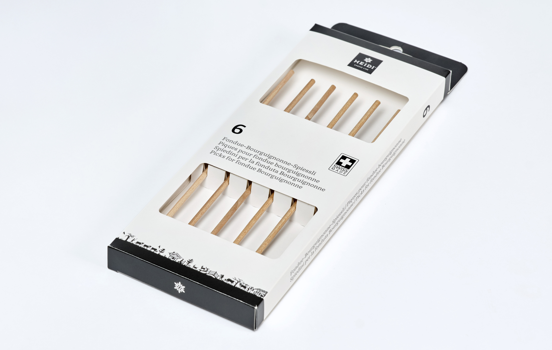 Fondue-Spiessli Verpackung
